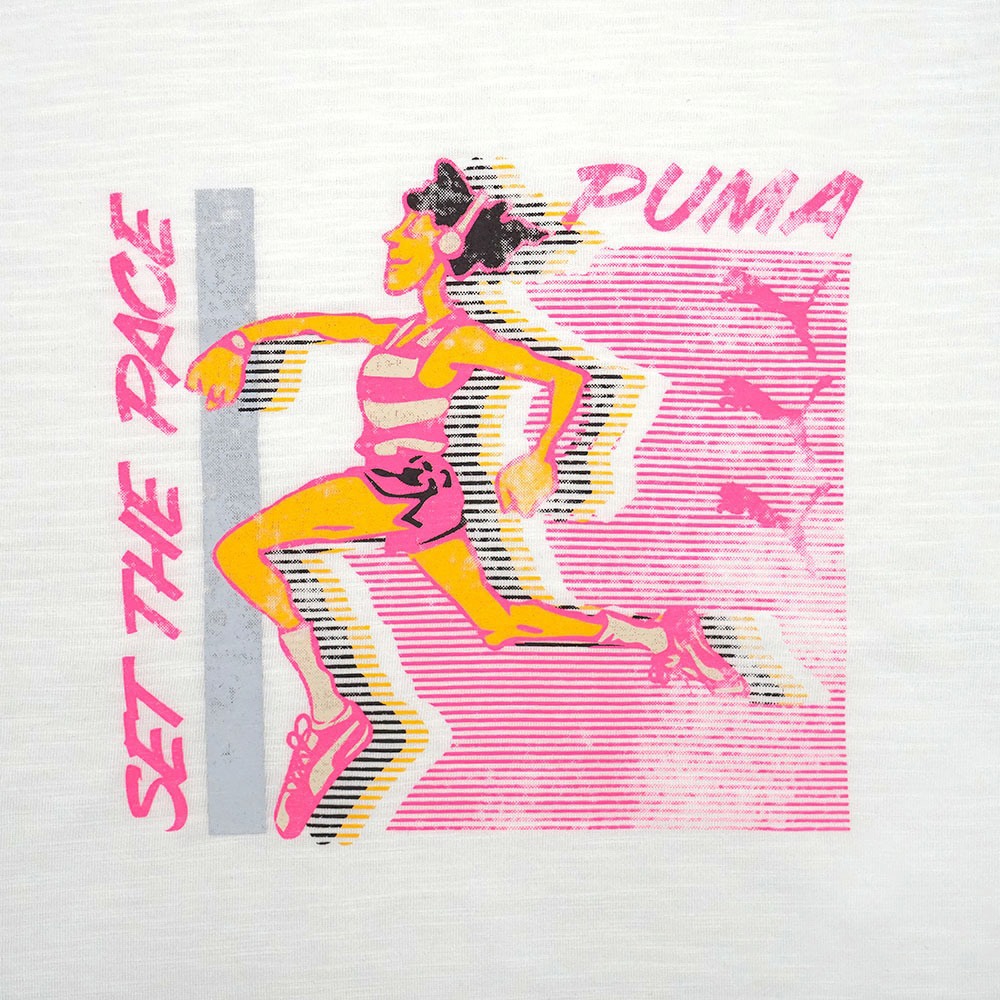 PUMA 跑步系列Set The Pace短袖T恤 女性