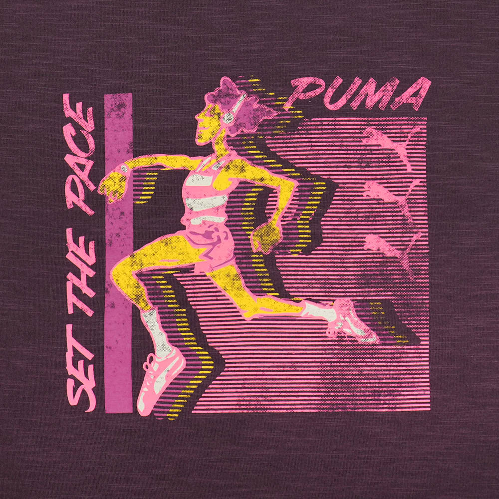 PUMA 跑步系列Set The Pace短袖T恤 女性