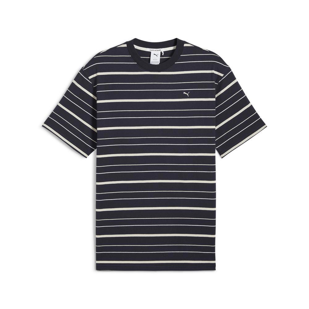 PUMA 流行系列MMQ條紋短袖T恤 男性