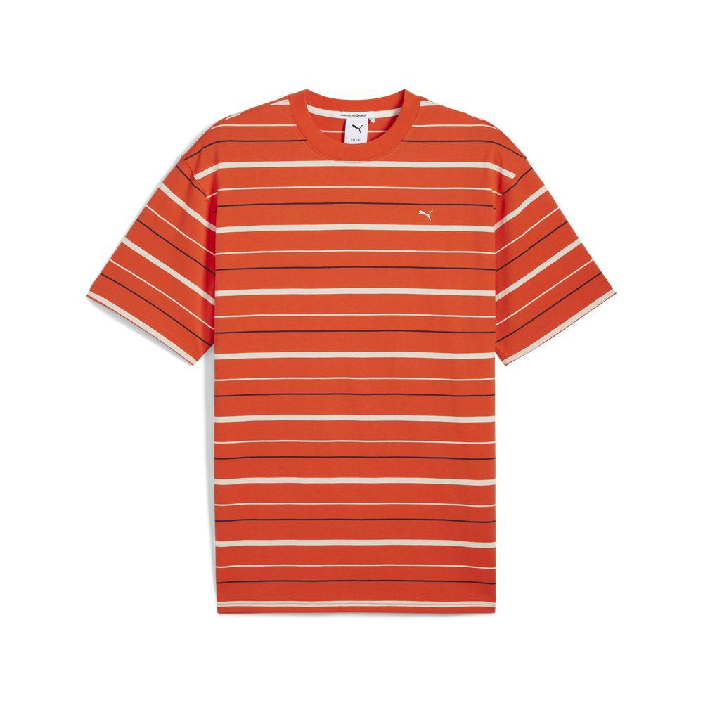 PUMA 流行系列MMQ條紋短袖T恤 男性
