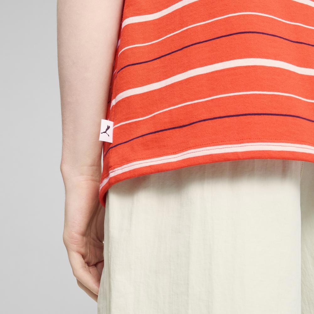 PUMA 流行系列MMQ條紋短袖T恤 男性