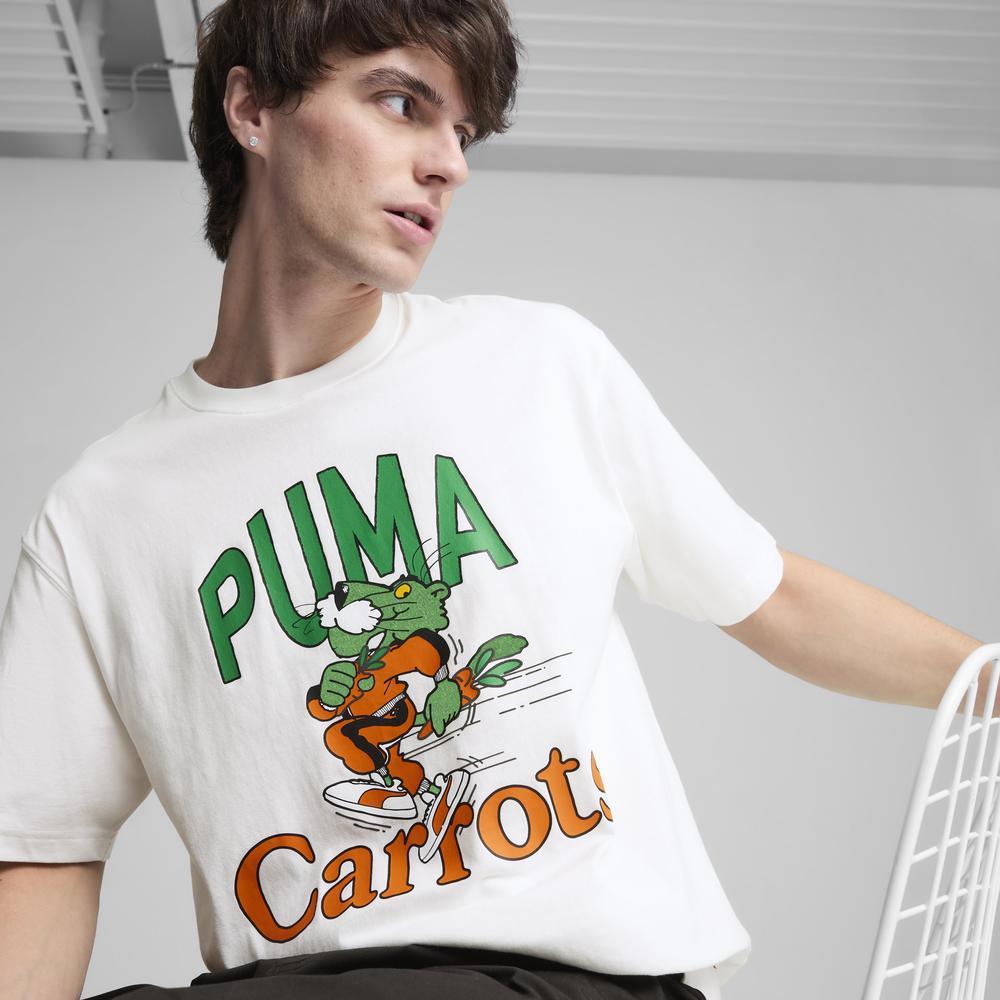 PUMA Carrots系列圖樣短袖T恤 男性