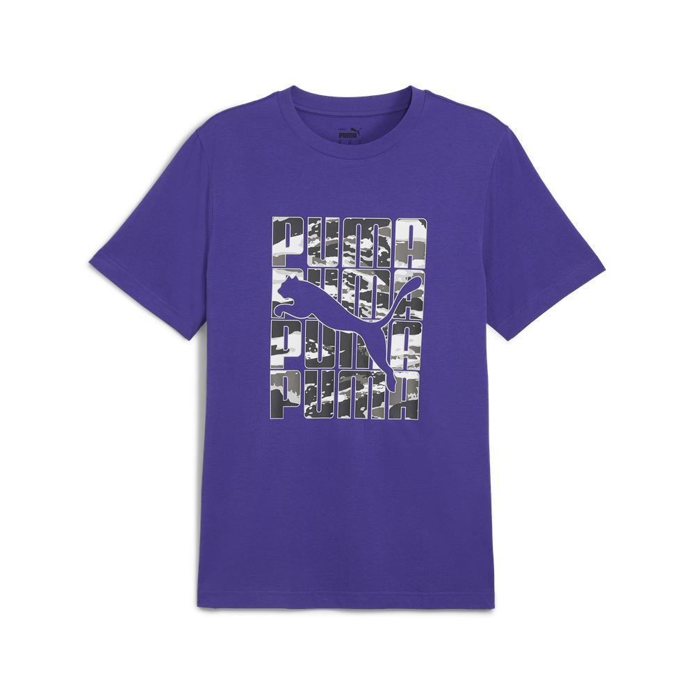 PUMA 基本系列Camo圖樣短袖T恤 男性