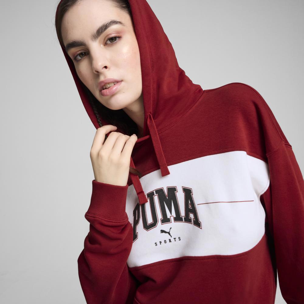 PUMA 基本系列Puma Squad長厚連帽T恤 女性