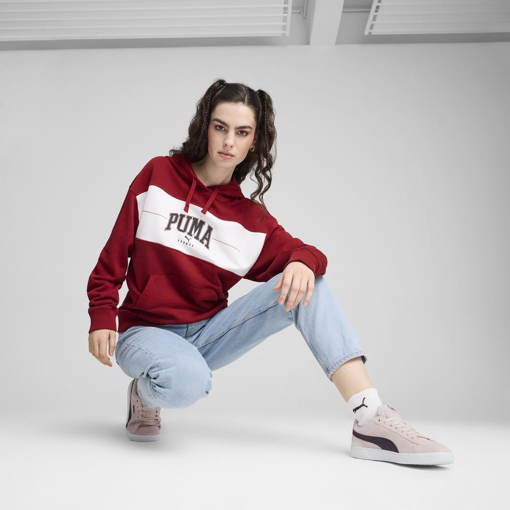 PUMA 基本系列Puma Squad長厚連帽T恤 女性