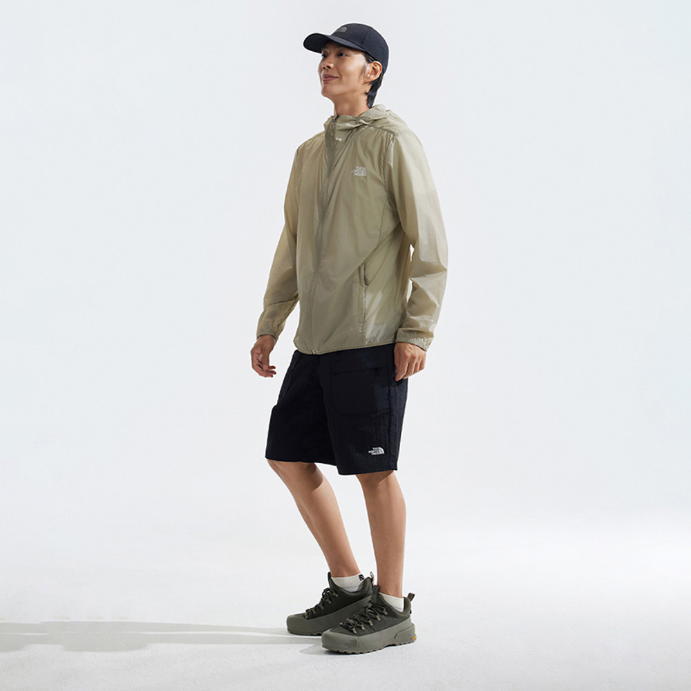 【10/27 00點限時搶購】The North Face北面男款UPF棕色防風防曬連帽外套｜87V61I4