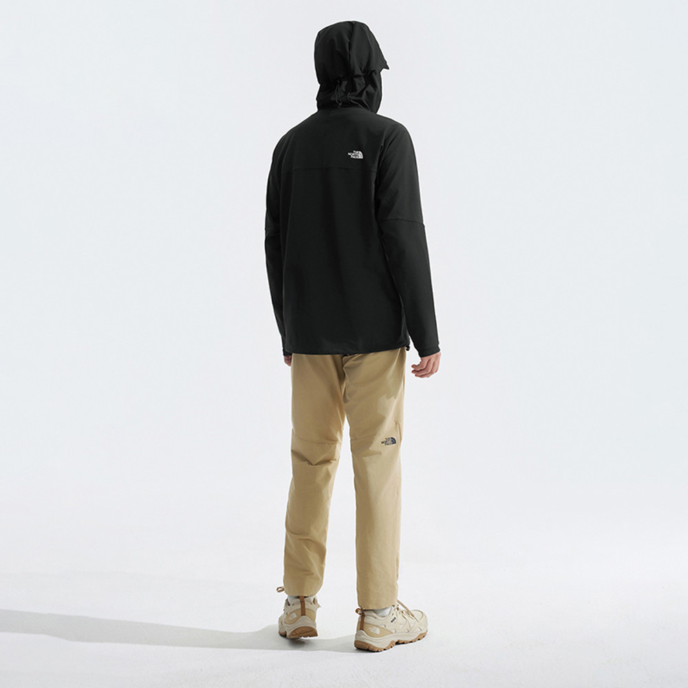 【10/26 00點限時搶購】The North Face北面男款黑色防風防潑水連帽外套｜89TK4H0