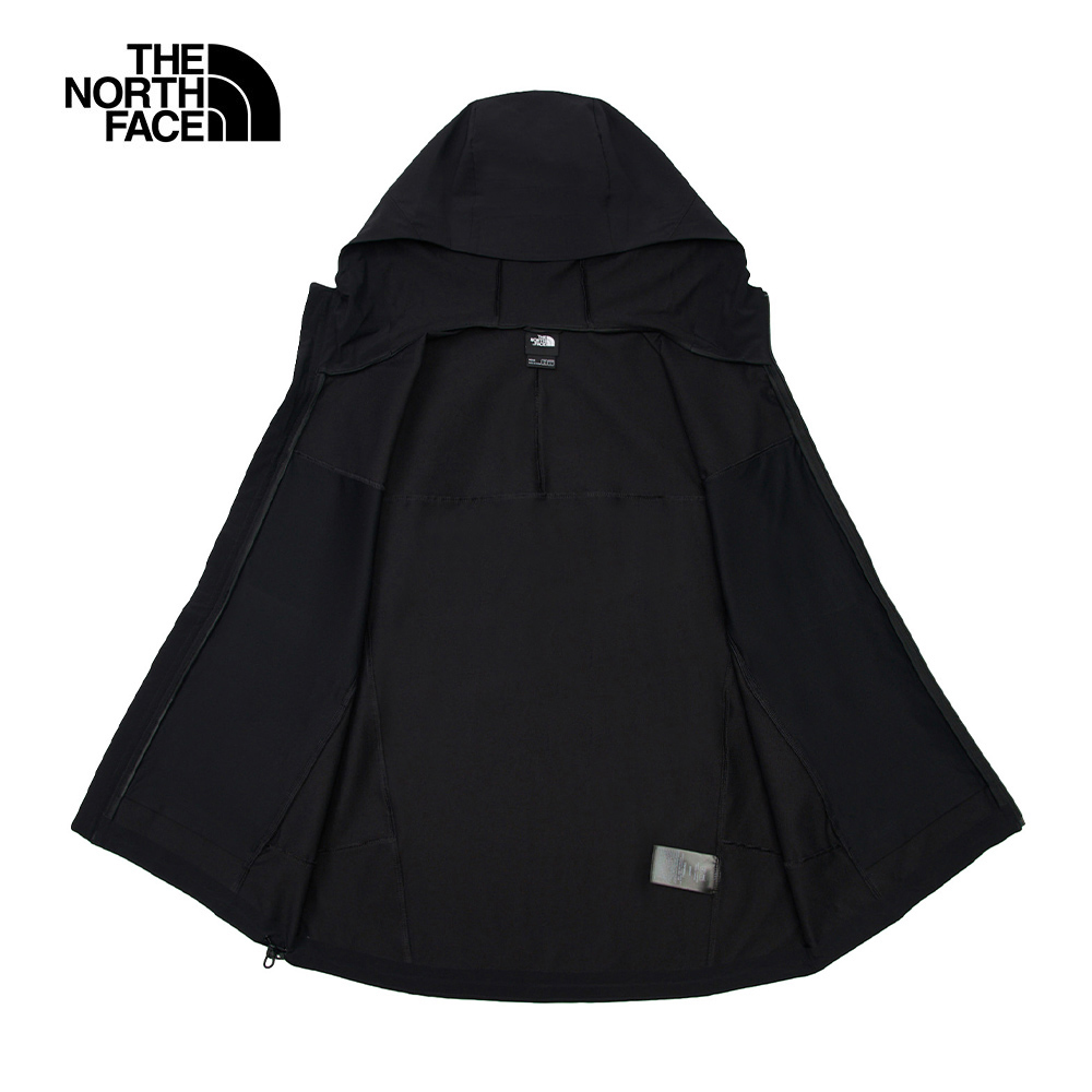 【10/26 00點限時搶購】The North Face北面男款黑色防風防潑水連帽外套｜89TK4H0