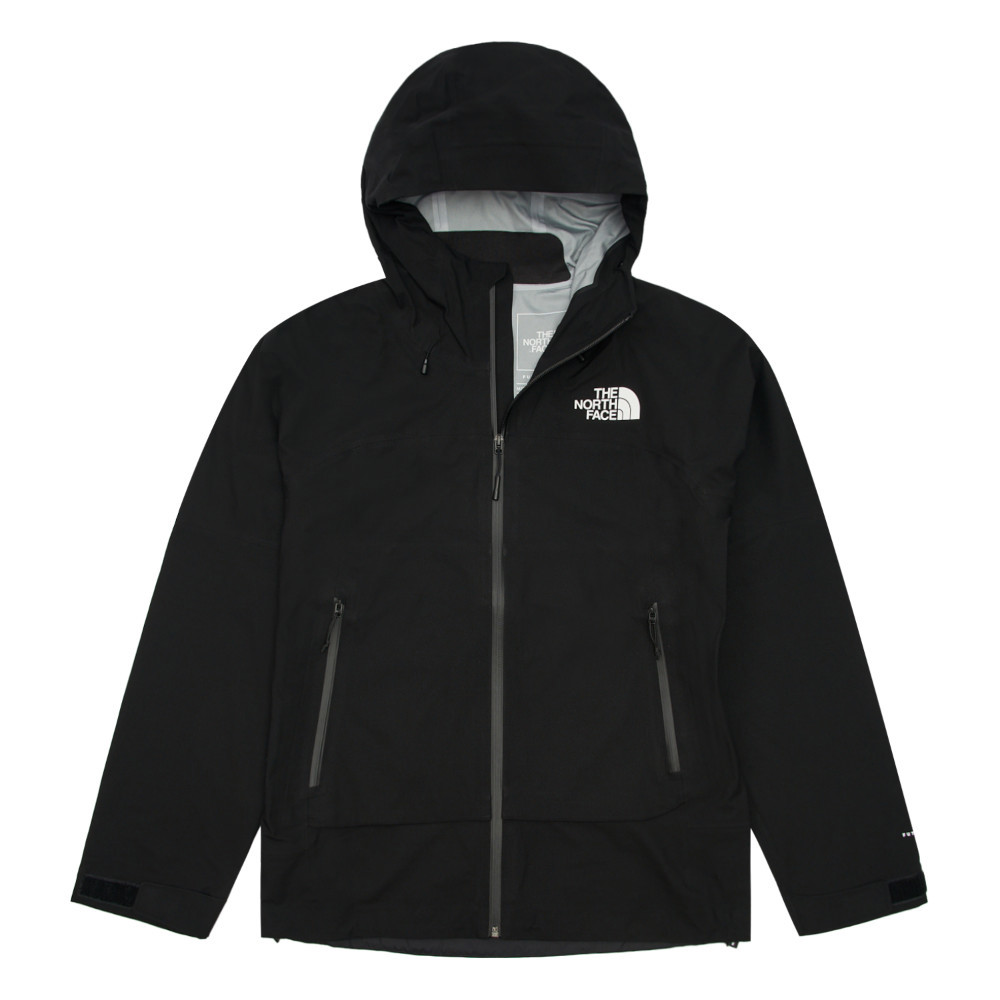 【10/26 00點限時搶購】The North Face北面男款黑色防水透氣防潑水可調節可打包連帽衝鋒衣｜8AMZJK3