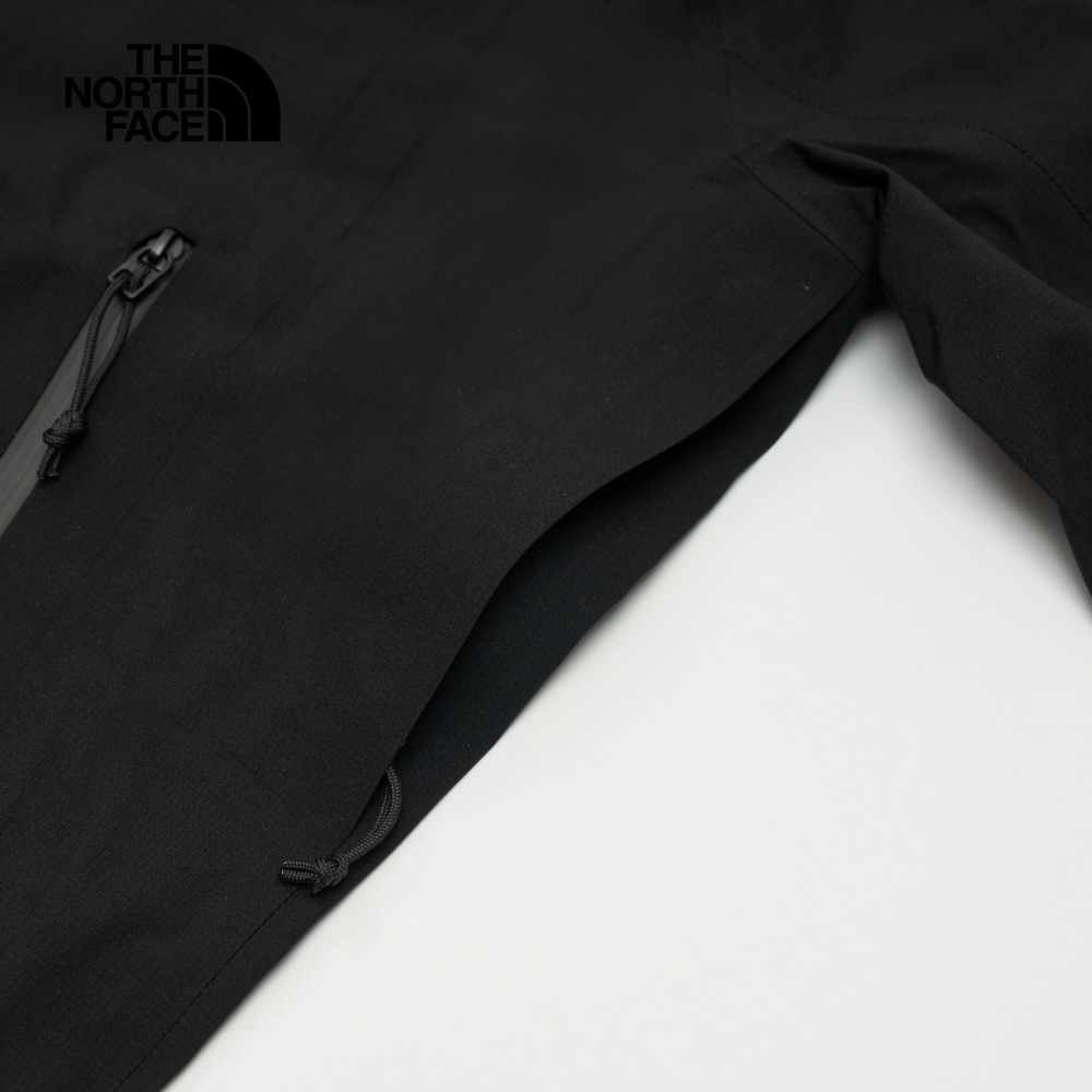 【10/26 00點限時搶購】The North Face北面男款黑色防水透氣防潑水可調節可打包連帽衝鋒衣｜8AMZJK3