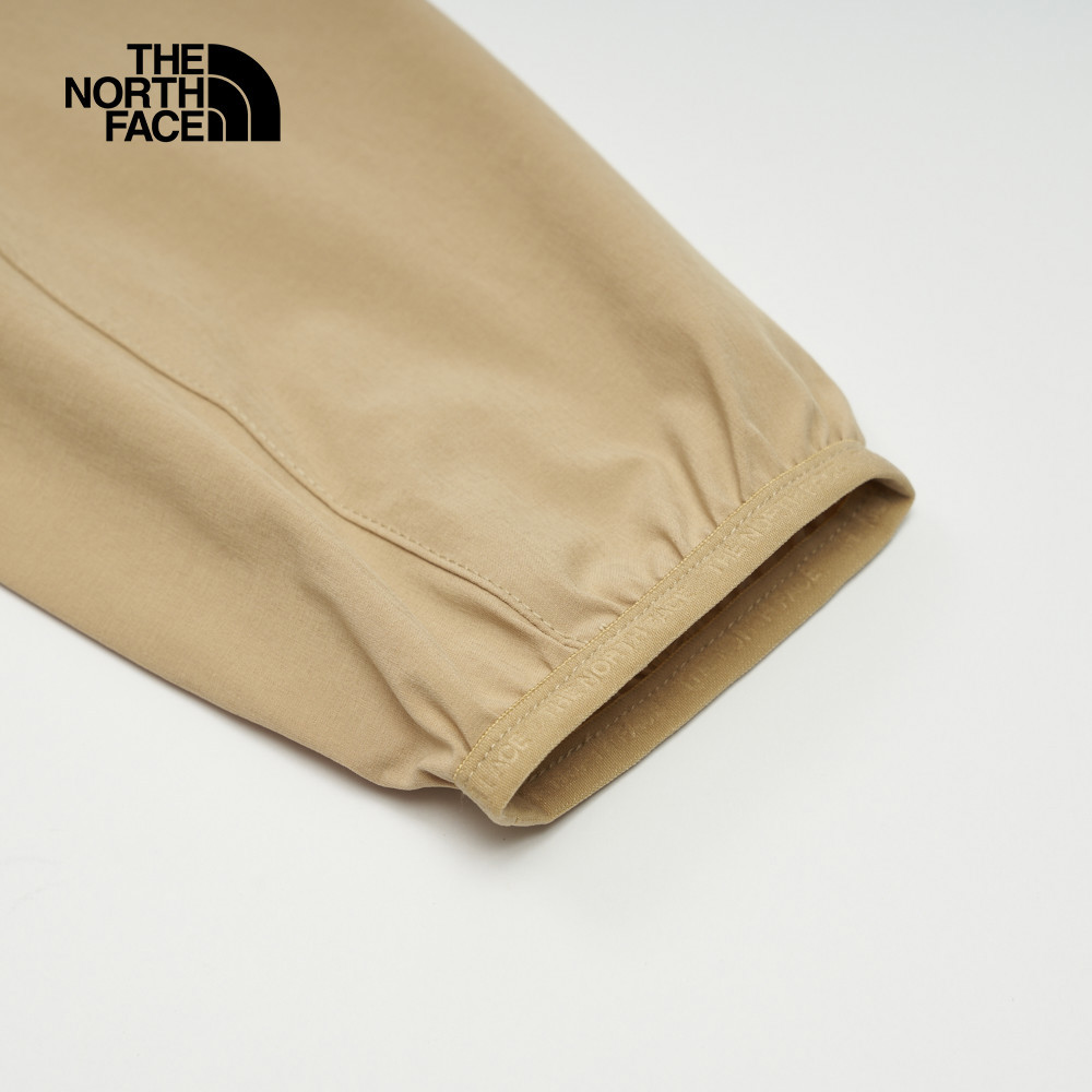 【10/24 00點週末限定】The North Face北面男款UPF卡其色防風防潑水防曬連帽外套｜7WCYLK5