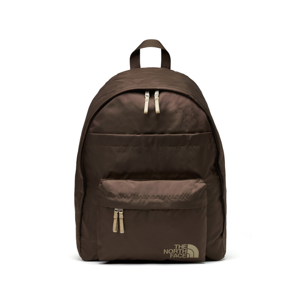 The North Face北面男女款棕色調節背帶休閒後背包｜8AMM1OI