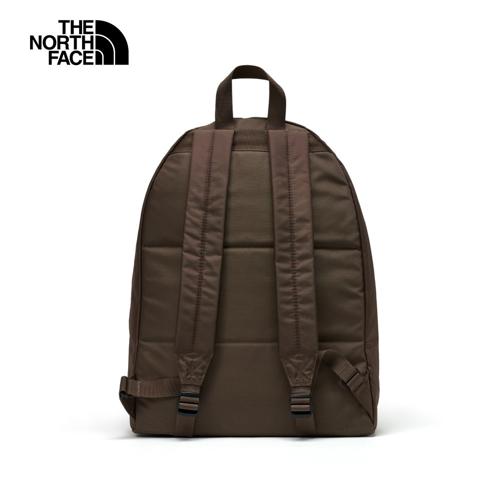 The North Face北面男女款棕色調節背帶休閒後背包｜8AMM1OI