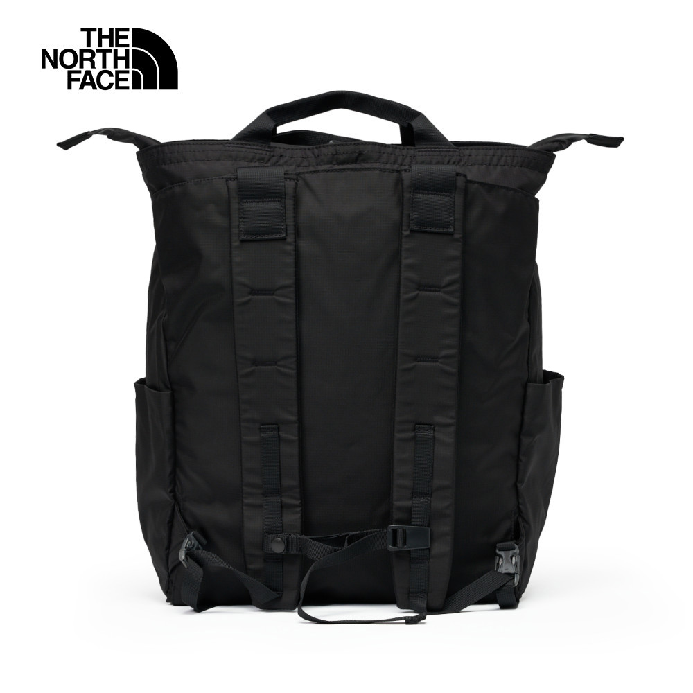 The North Face北面男女款黑色舒適背負大容量背提兩用後背包｜8B1YKX7