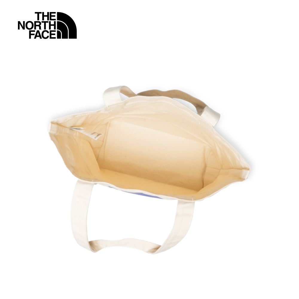 【10/24 00點週末限定】The North Face北面男女款米色LOGO帆布休閒側背包｜3VWQVEN