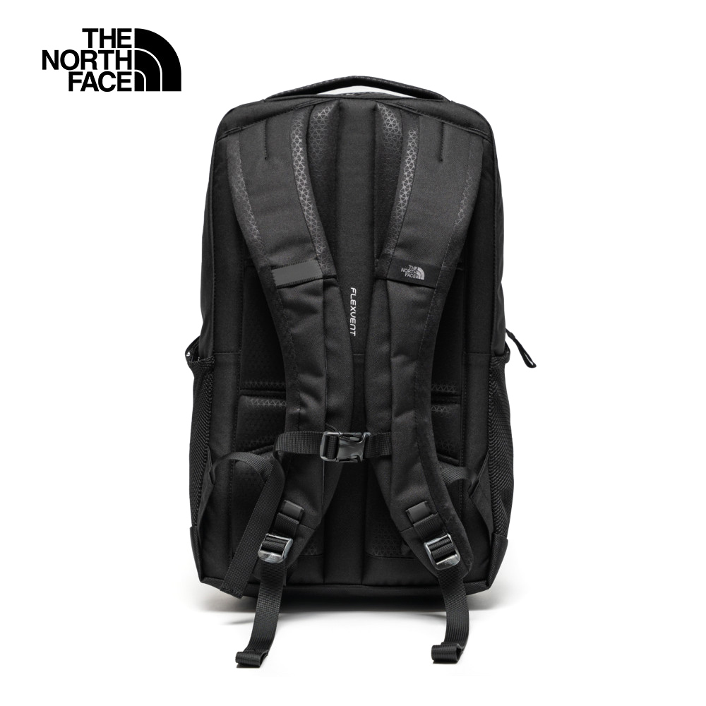 The North Face北面男女款黑色戶外休閒後背包｜3VXF4H0