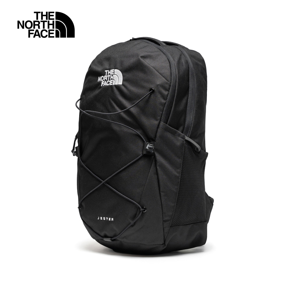 The North Face北面男女款黑色戶外休閒後背包｜3VXF4H0