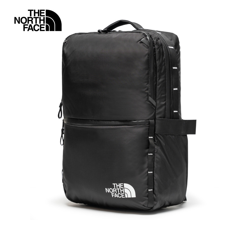 【10/27 00點限時搶購】The North Face北面男女款黑色大容量多夾層休閒後背包｜8AMK53R