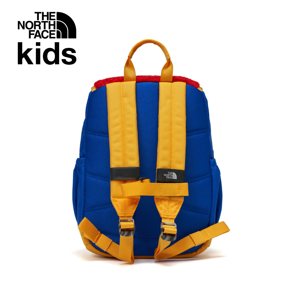 The North Face北面兒童多色拼接繽紛幾何翻蓋式拉鍊後背包｜52VWATM
