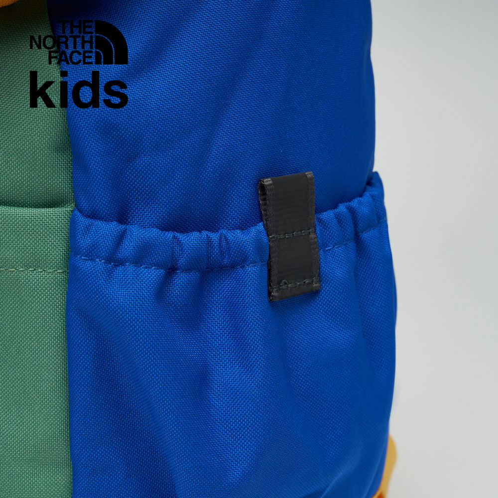 The North Face北面兒童多色拼接繽紛幾何翻蓋式拉鍊後背包｜52VWATM