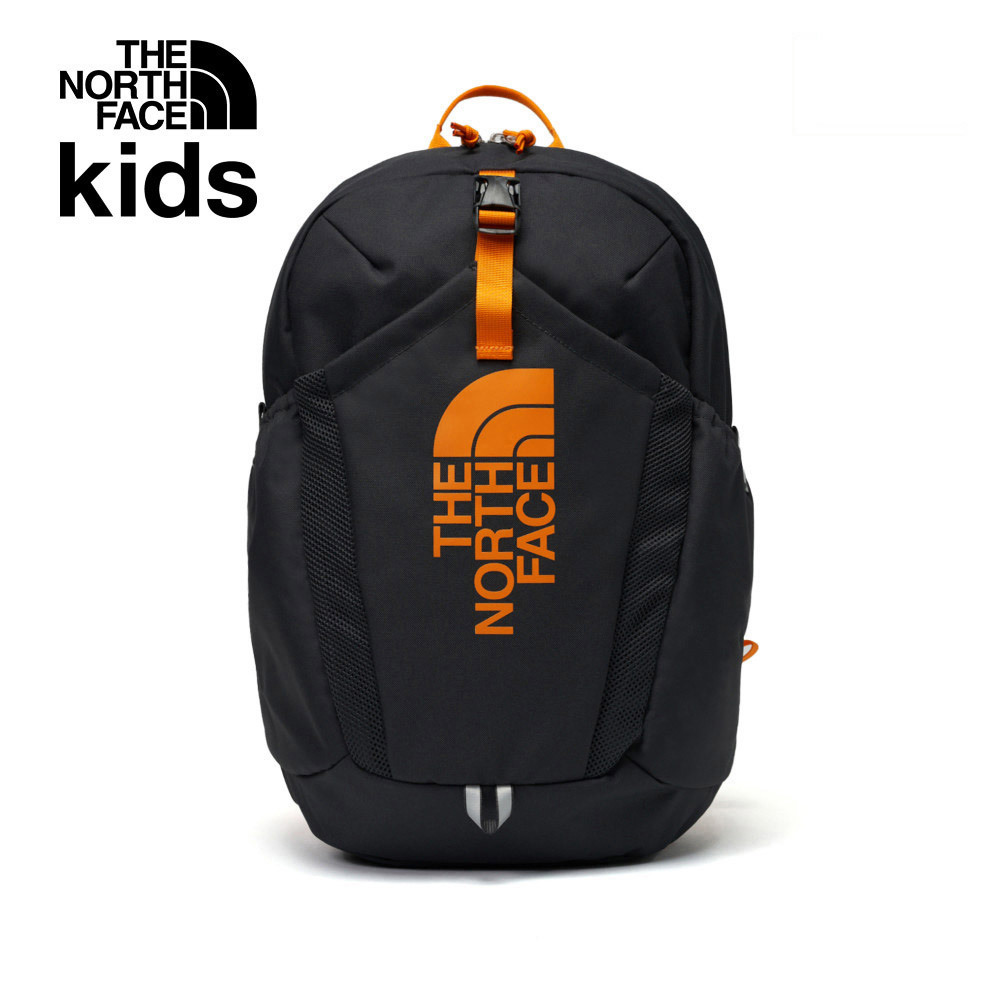 The North Face北面兒童黑色舒適背負搭扣設計後背包｜52VXAOX