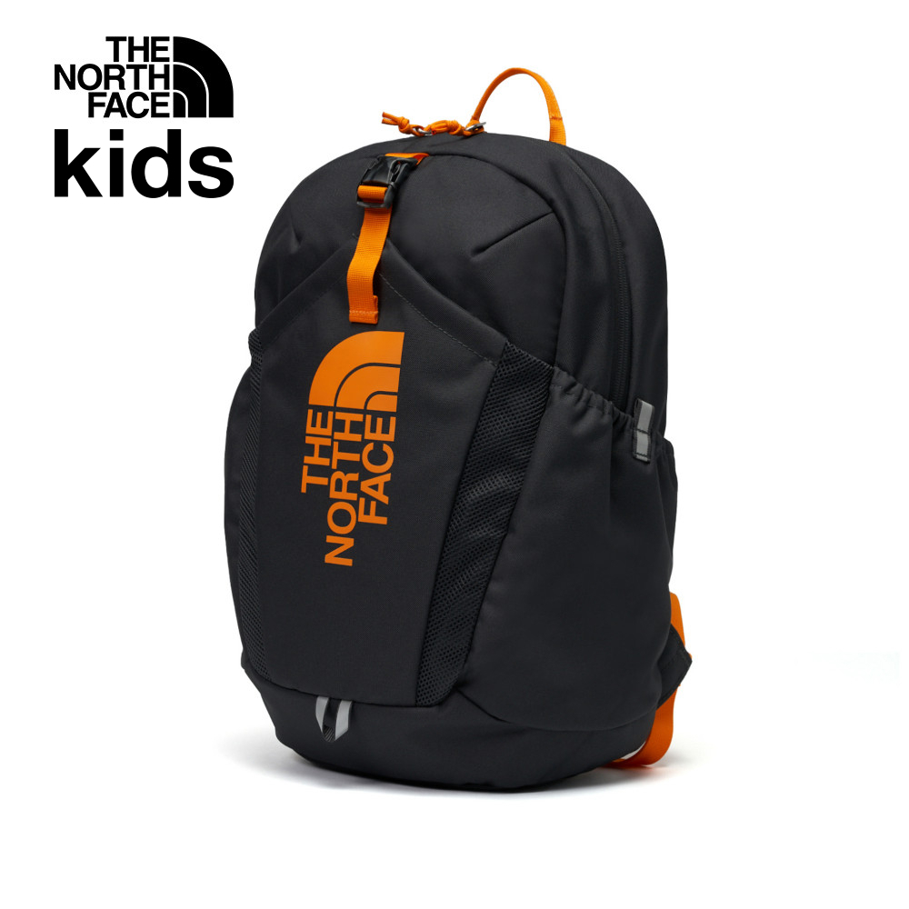 The North Face北面兒童黑色舒適背負搭扣設計後背包｜52VXAOX