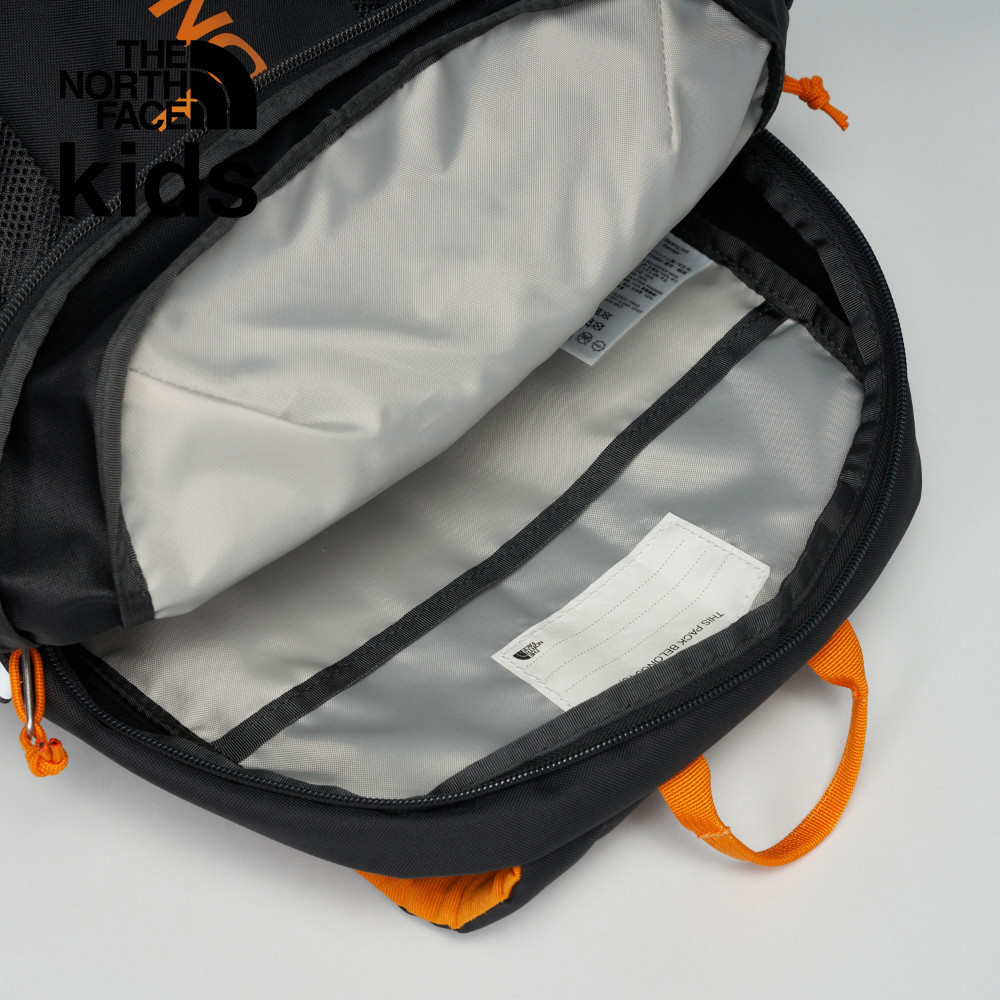 The North Face北面兒童黑色舒適背負搭扣設計後背包｜52VXAOX