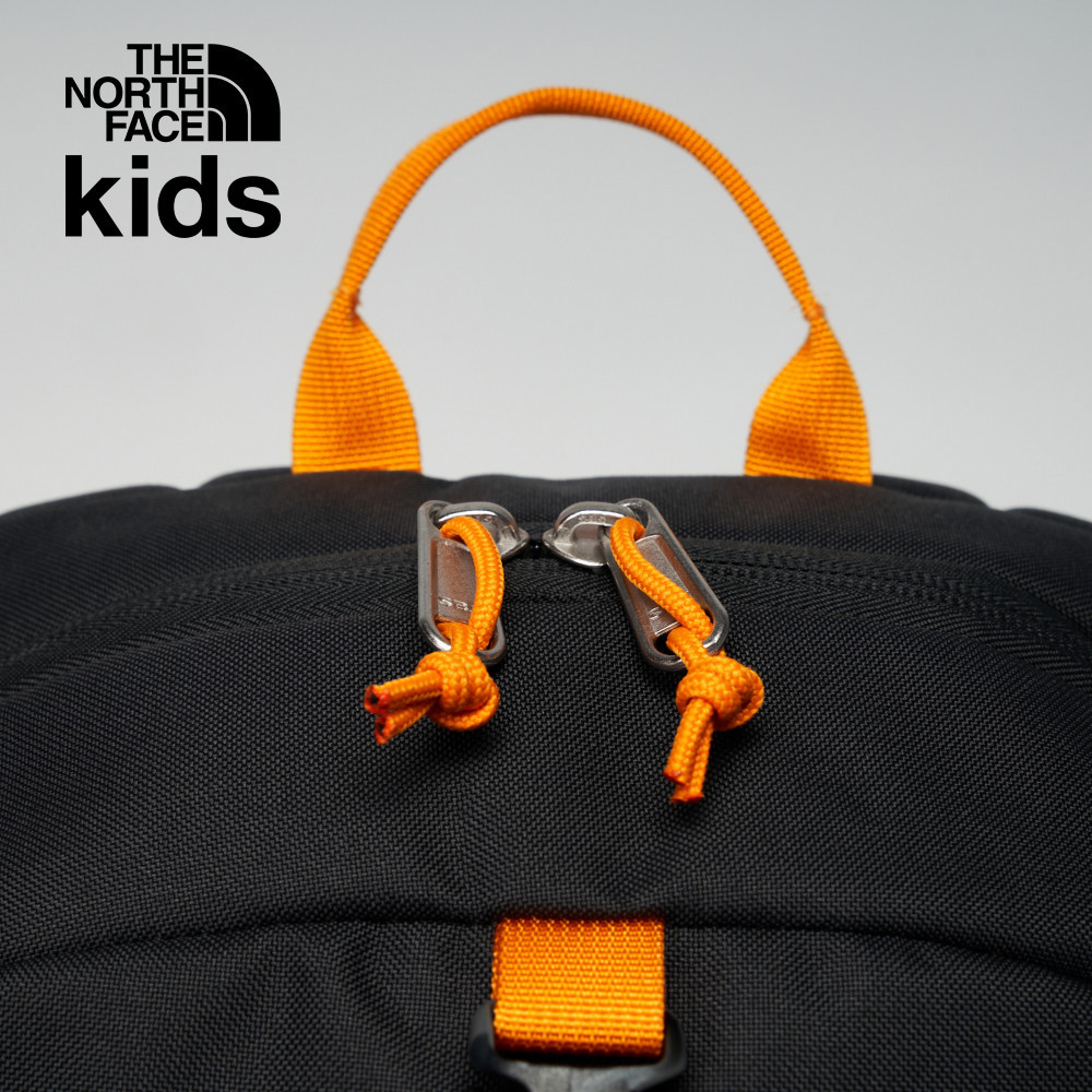 The North Face北面兒童黑色舒適背負搭扣設計後背包｜52VXAOX