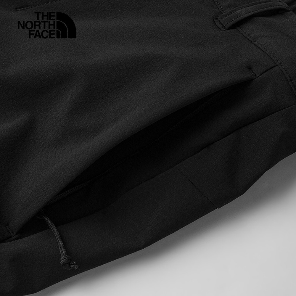 The North Face北面女款黑色防潑水彈力褲腰長褲｜81SQ4H0