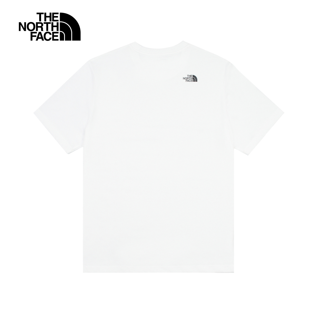 The North Face北面男款白色吸濕排汗短袖T恤｜89QVFN4
