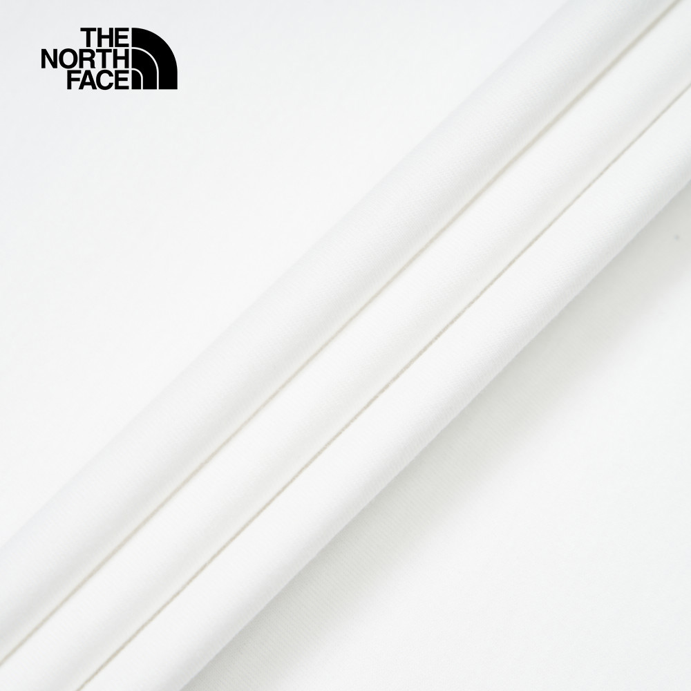 The North Face北面男款白色吸濕排汗短袖T恤｜89QVFN4