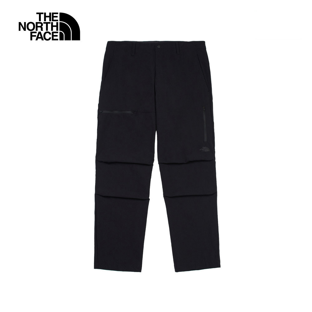 The North Face 【限時搶購】男款黑色防潑水多口袋戶外徒步褲｜8AZ4JK3｜?