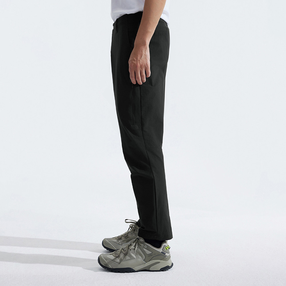 【限時搶購】男款黑色防潑水多口袋戶外徒步褲｜8AZ4JK3