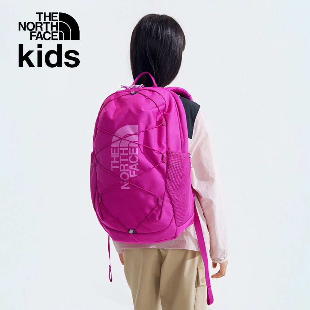 The North Face北面兒童粉色舒適背負大容量休閒後背包｜52VY0OX