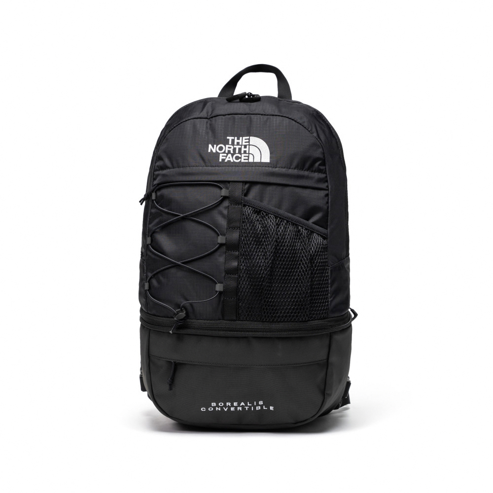 The North Face北面男女款黑色舒適背負大容量兩用設計後背包｜88TKKX7