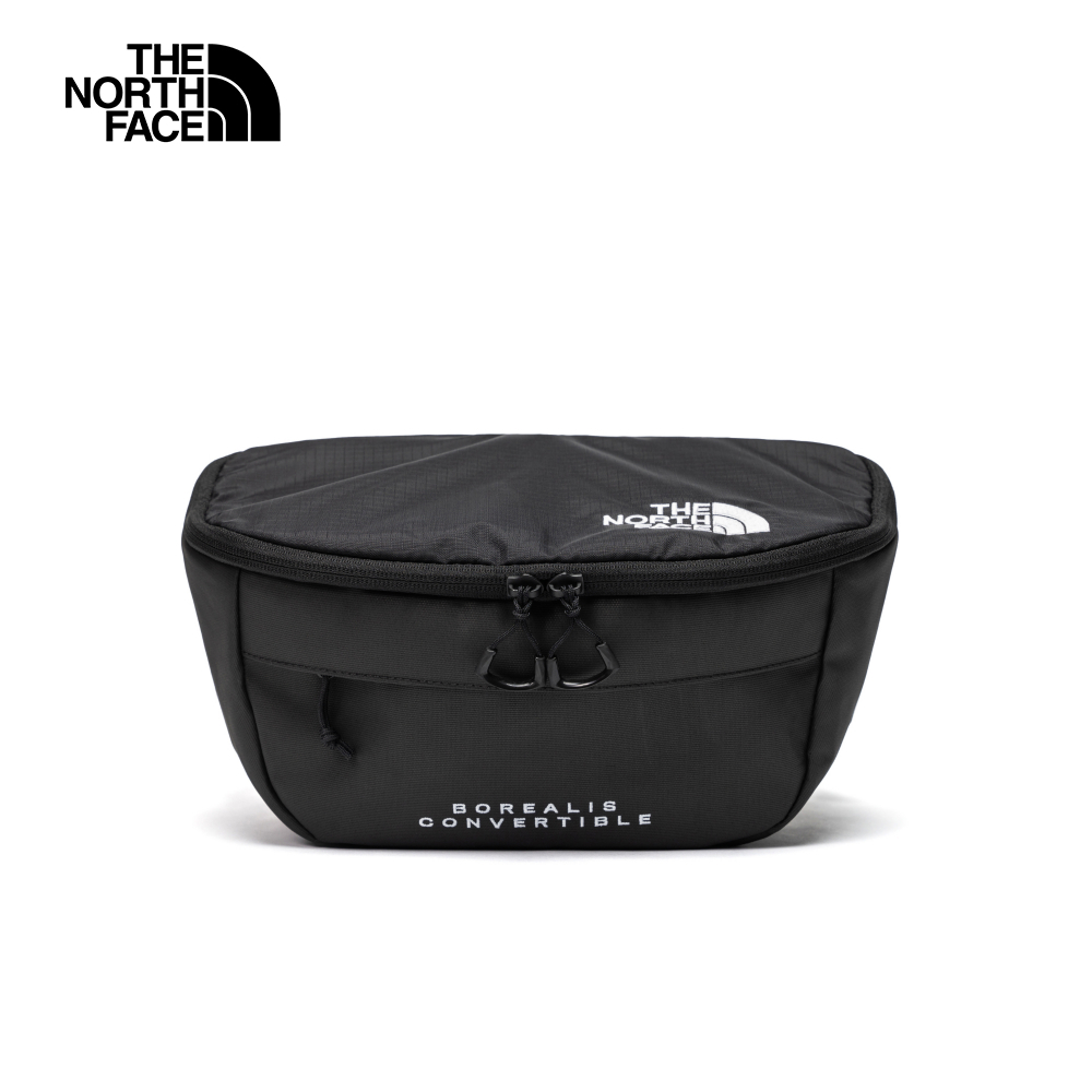 The North Face北面男女款黑色舒適背負大容量兩用設計後背包｜88TKKX7