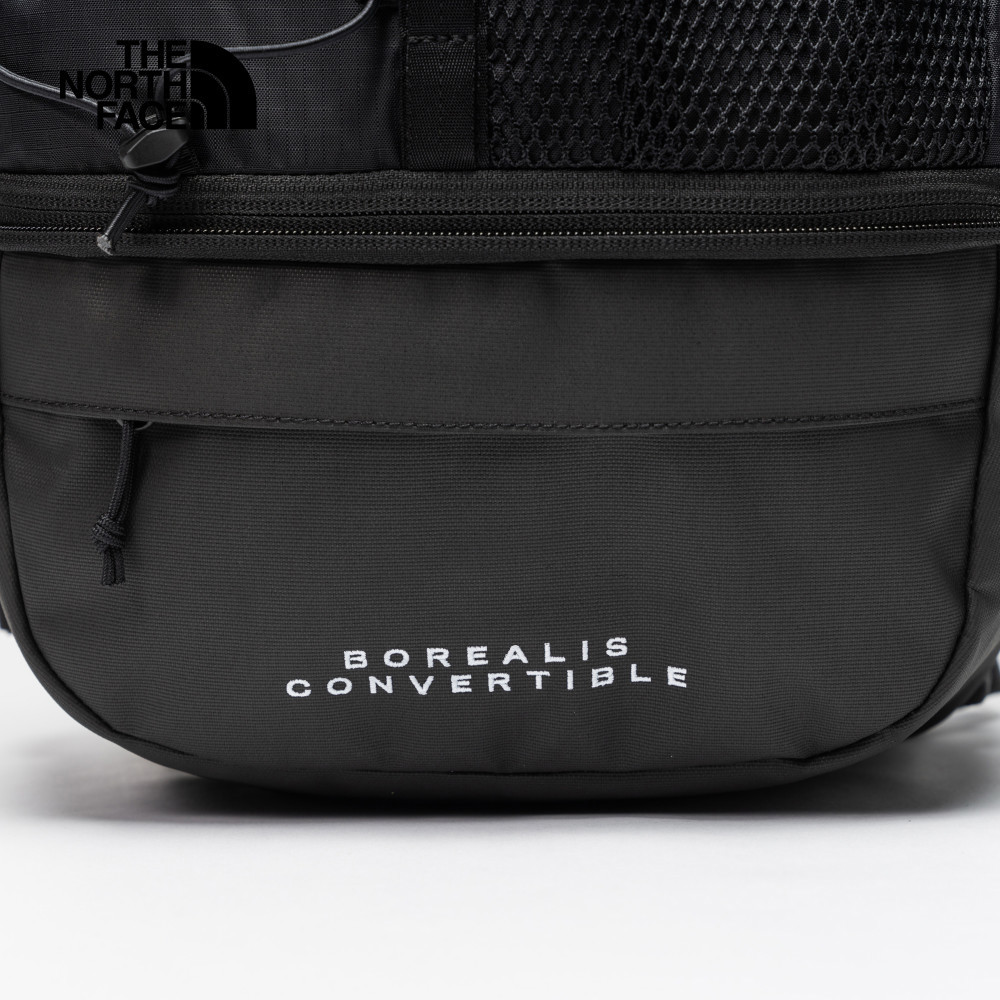 The North Face北面男女款黑色舒適背負大容量兩用設計後背包｜88TKKX7