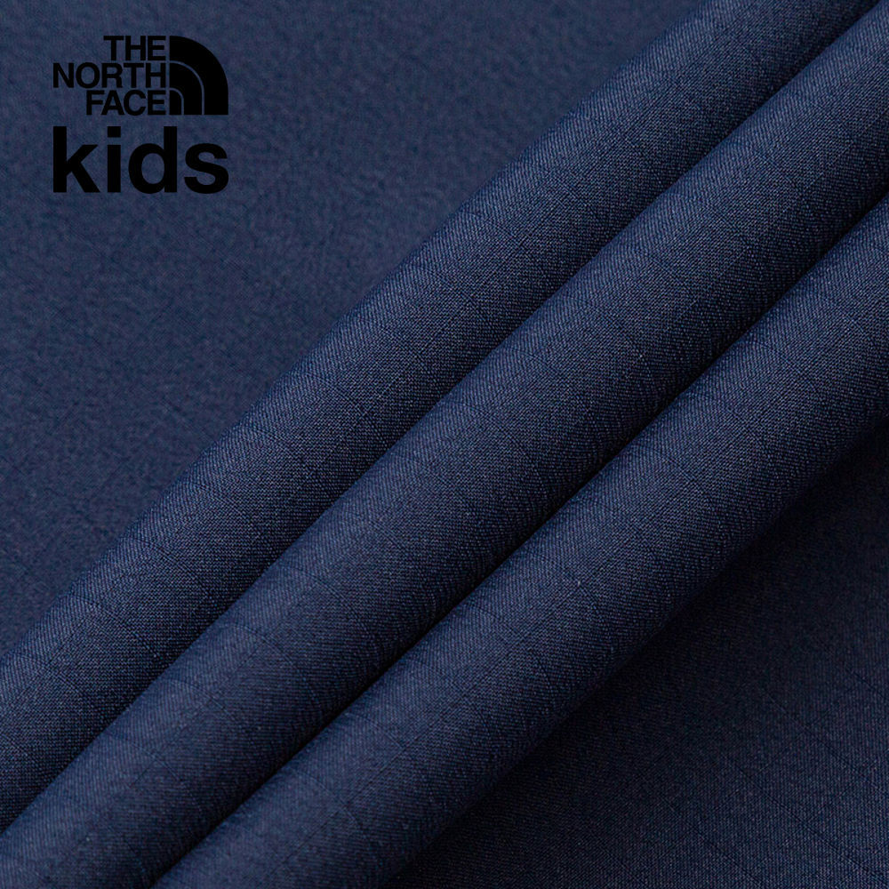 The North Face北面兒童UPF藍色防風防曬防潑水彈力褲腰縮口褲｜89XD8K2