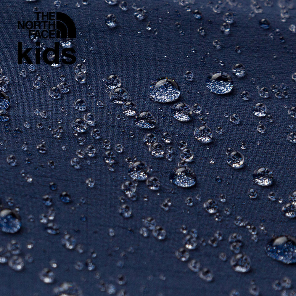 The North Face北面兒童UPF藍色防風防曬防潑水彈力褲腰縮口褲｜89XD8K2