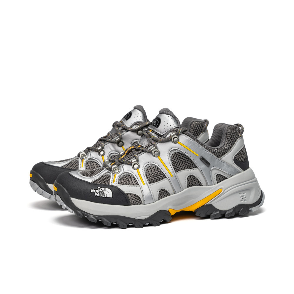 The North Face北面男女款黃色Gore-Tex防水抓地耐磨徒步鞋｜8ADU8HI