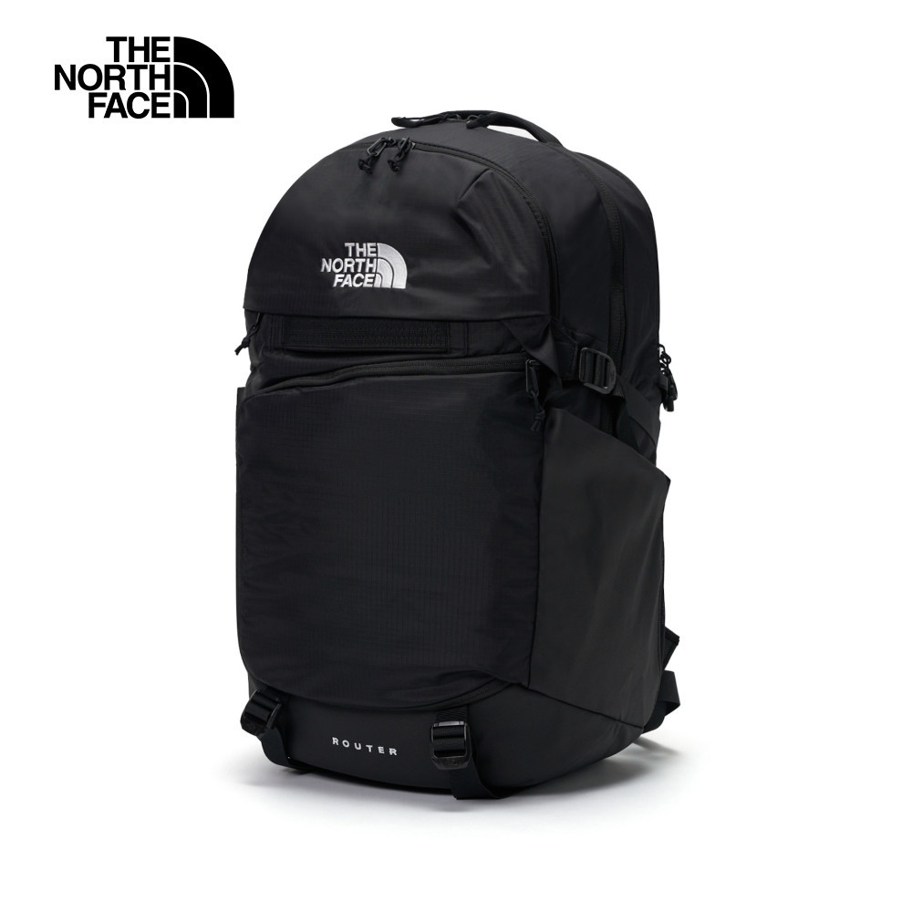 The North Face北面男女款黑色便捷收納休閒後背包｜52SF4HF