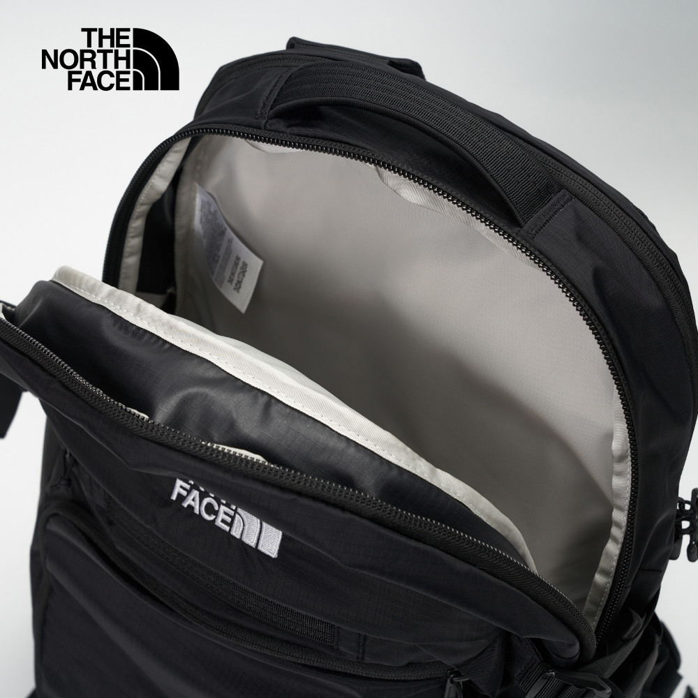 The North Face北面男女款黑色便捷收納休閒後背包｜52SF4HF