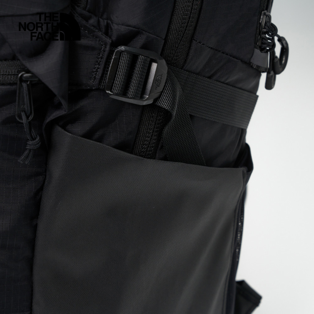 The North Face北面男女款黑色便捷收納休閒後背包｜52SF4HF