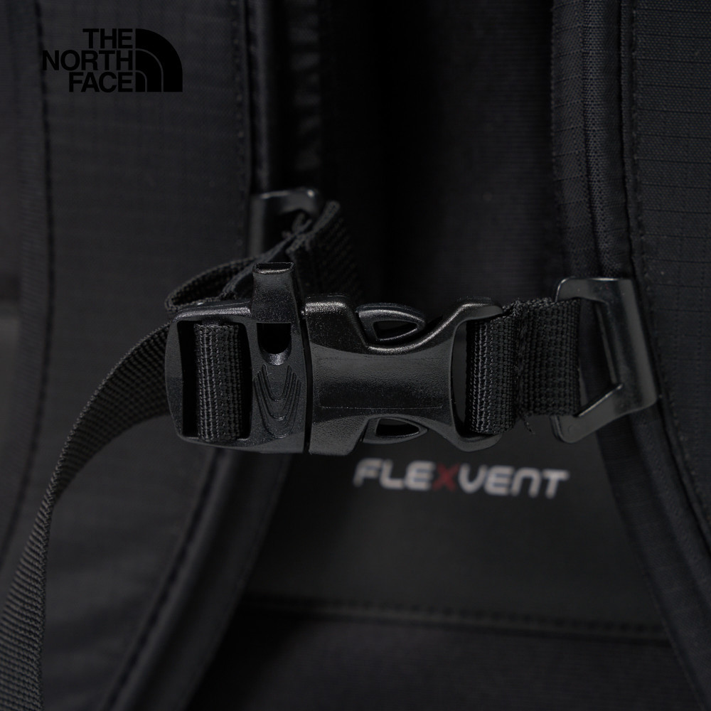 The North Face北面男女款黑色便捷收納休閒後背包｜52SF4HF