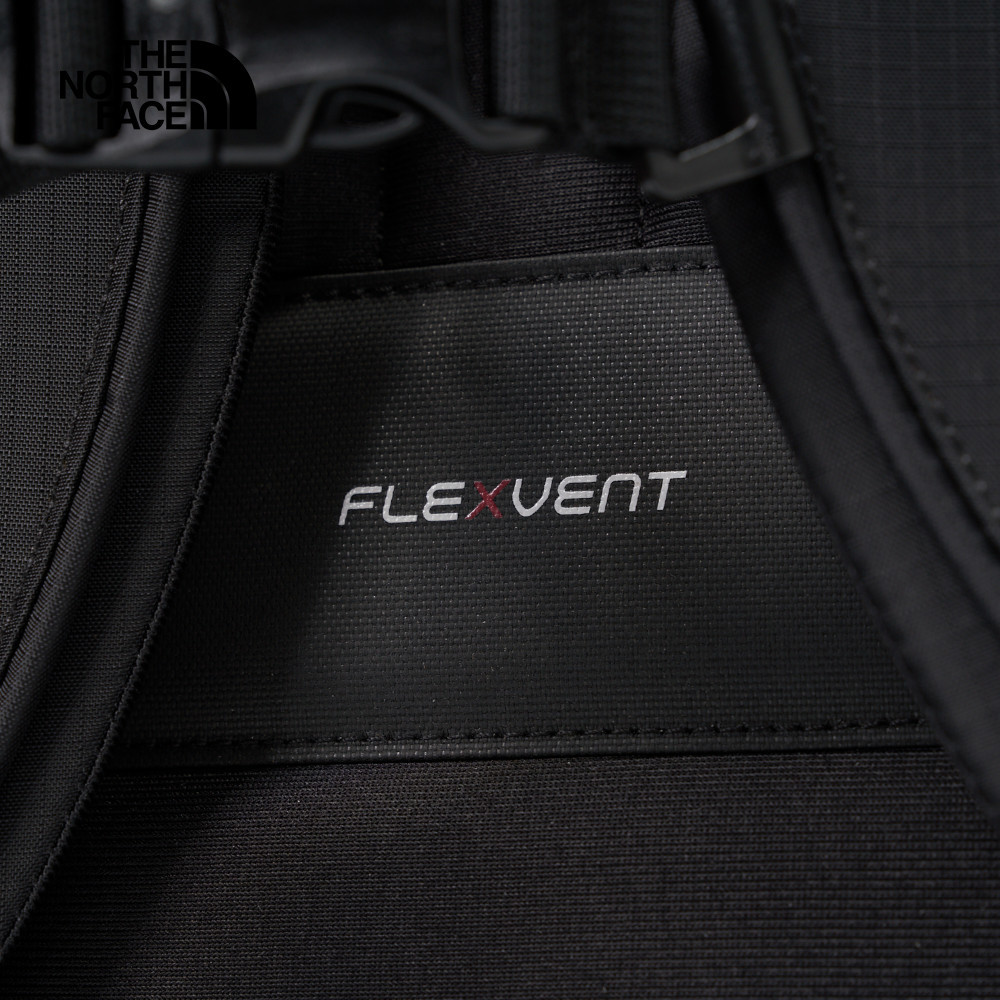 The North Face北面男女款黑色便捷收納休閒後背包｜52SF4HF