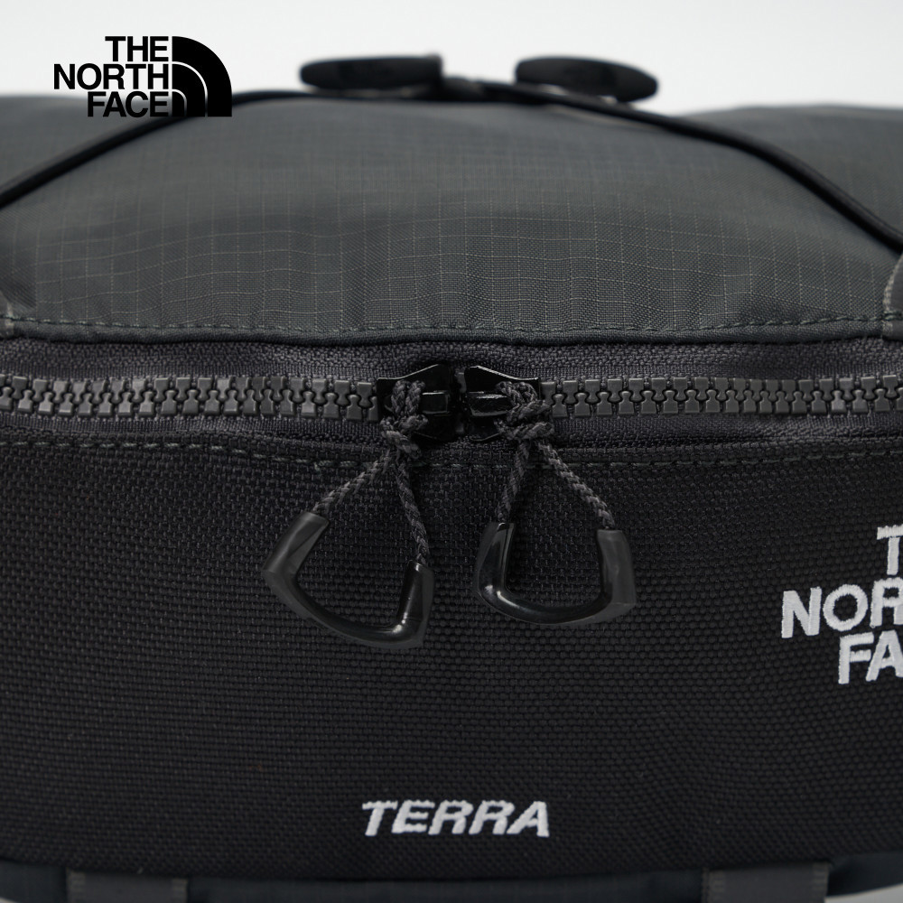 The North Face北面男女款黑色防潑水可調節腰帶休閒腰包｜81EN4JK