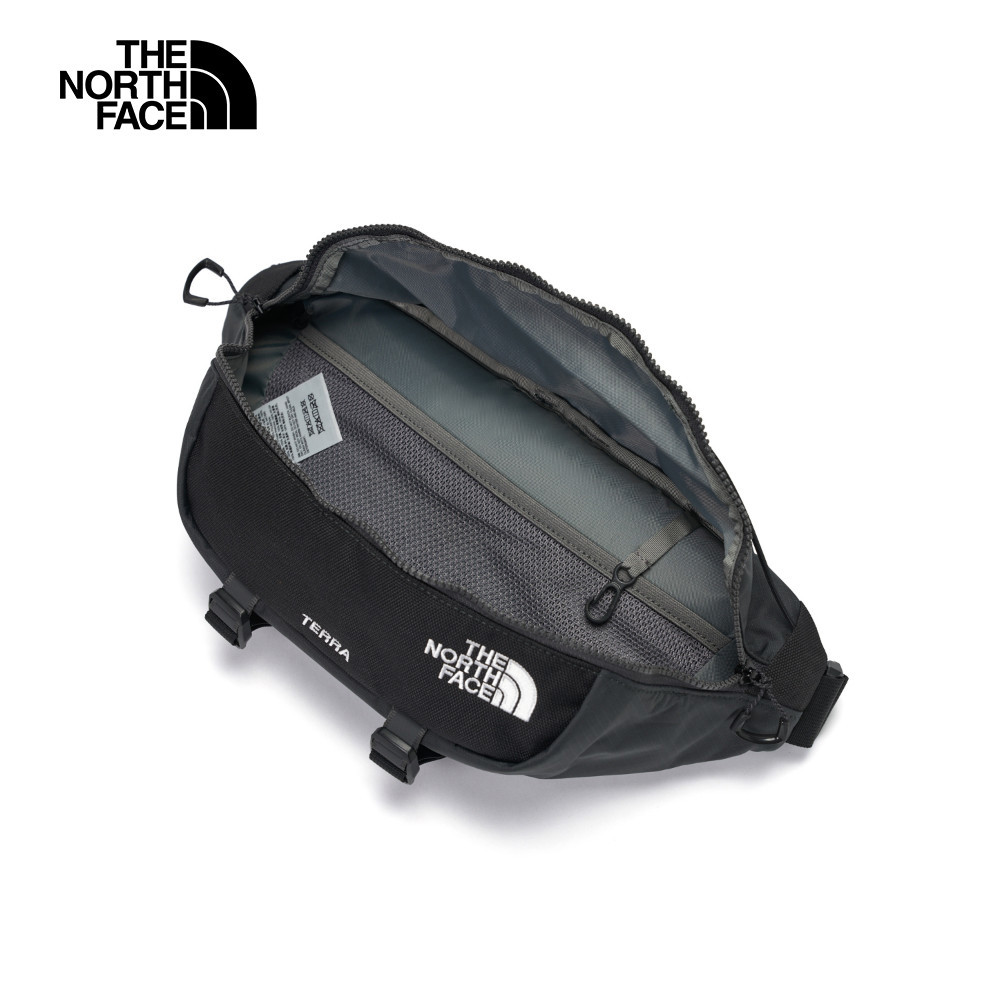 The North Face北面男女款黑色防潑水可調節腰帶休閒腰包｜81EN4JK