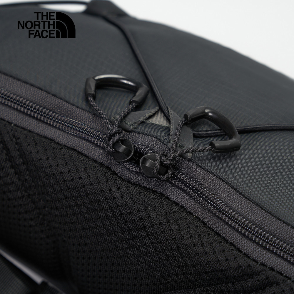 The North Face北面男女款黑色防潑水可調節腰帶休閒腰包｜81EN4JK