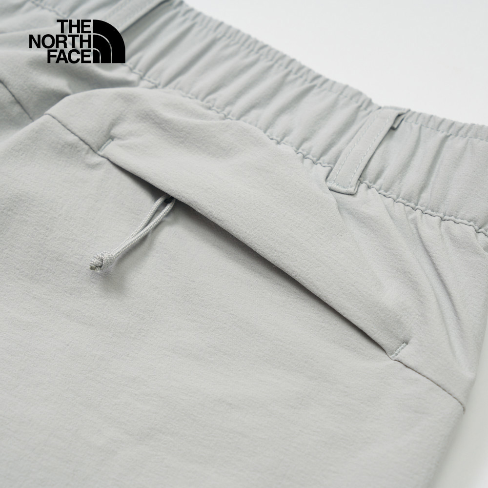 The North Face北面女款灰色防潑水彈力褲腰休閒長褲｜81SQA0M