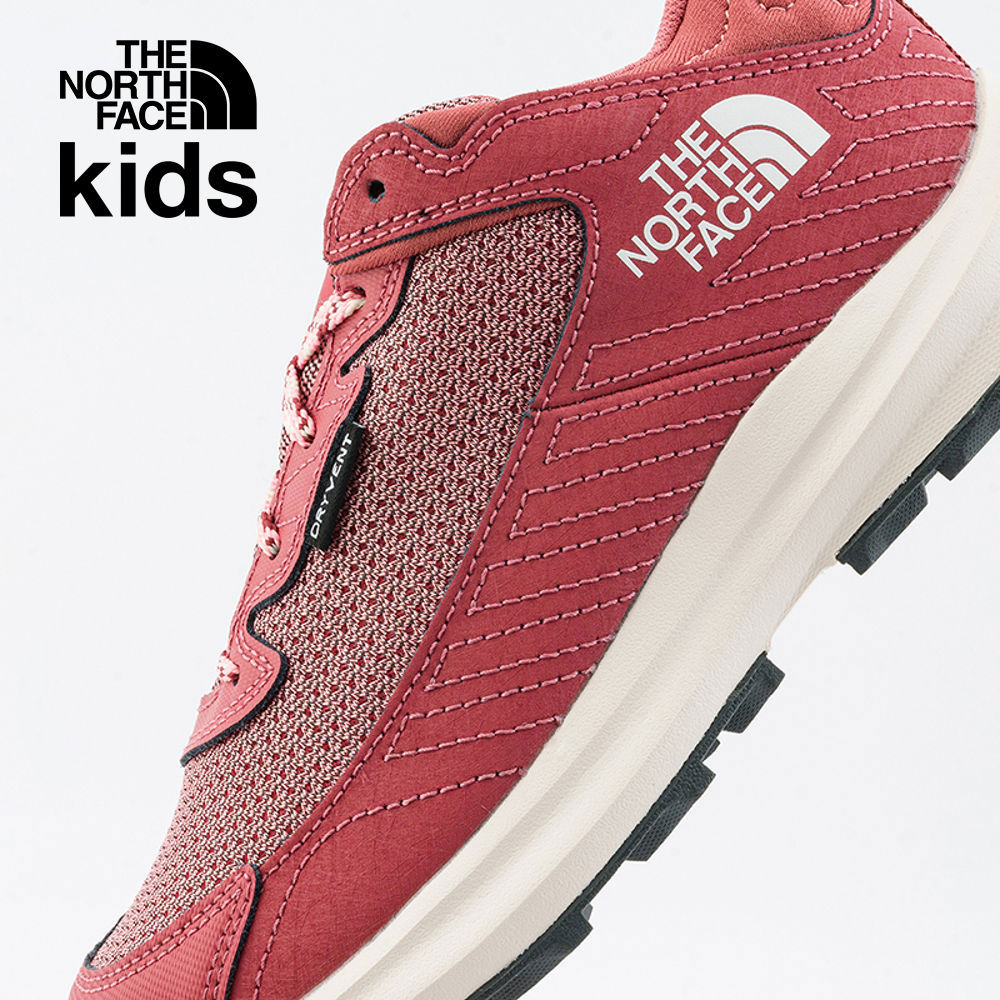 【10/26 00點限時搶購】The North Face北面兒童紅色防水透氣舒適耐穿徒步鞋｜5LXG7I0